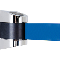 Unit&eacute;s murales Tensabarrier, Plastique, Fixation par vis, 15', Ruban Bleu Distribution Élite MP