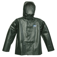 Manteau de pluie Journeyman r&eacute;sistant aux produits chimiques, Petit, Vert, Polyester/PVC Distribution Élite MP