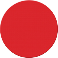 Armor Stripe Lean/5S Markers, Circle, 6" L x 6" W, Red, Plastic Distribution Élite MP
