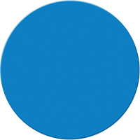 Armor Stripe Lean/5S Markers, Circle, 6" L x 6" W, Blue, Plastic Distribution Élite MP