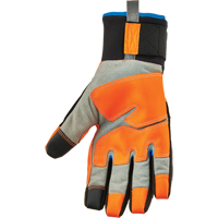 ProFlex&reg; 818WP Performance High-Visibility Thermal Waterproof Utility Gloves, Polyurethane Palm, Size Small Distribution Élite MP