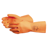408 Heavyweight Gloves, Size Small/7, 13" L, Latex, Flock-Lined Inner Lining, 30-mil Distribution Élite MP