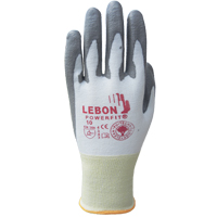 Gants r&eacute;sistants &agrave; la coupe PowerFit Lebon, Taille T-petit/6, Calibre 13, Rev&ecirc;tement Polyur&eacute;thane, Enveloppe en Poly&eacute;thyl&egrave;ne, ASTM ANSI niveau A2/EN 388 niveau B Distribution Élite MP