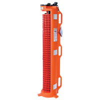 Barri&egrave;re avec roues , 50' lo, Plastique, Orange Distribution Élite MP