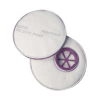 Diskit Respirator Filter, Particulate Filter with Nuisance Vapour Relief, Organic Vapour/P100 Filter Distribution Élite MP