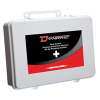 Trousse de premiers soins pour autobus scolaire Dynamic, Dispositif m&eacute;dical Classe 1, 36 unit&eacute;s/Boîte en m&eacute;tal Distribution Élite MP