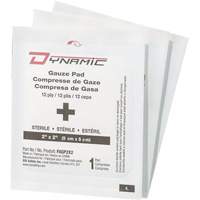 Gaze Dynamic, Tampon, 2" lo x 2" la, St&eacute;rile, Dispositif m&eacute;dical Classe 1 Distribution Élite MP