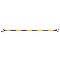 Telescopic Barricade Bar, 85" Extended Length, Black/Yellow Distribution Élite MP