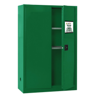 Armoire de rangement pour pesticides, 45 gal., 65" h x 43" l x 18" p Distribution Élite MP