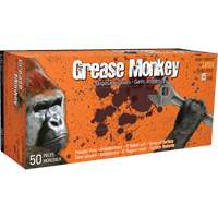 Gants Grease Monkey, Moyen, Latex, 15 mils, Sans poudre, Bleu Distribution Élite MP
