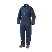 Lined Twill Coveralls, Men's, Navy Blue, Size Large Distribution Élite MP