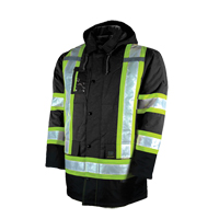 Lined Safety Parka, Black, Large Distribution Élite MP