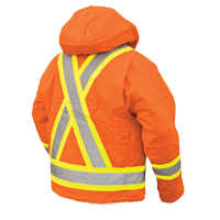 Safety Jacket, High Visibility Orange, Large Distribution Élite MP