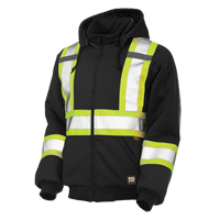 Insulated Safety Hoodie, Polyester, Large, Black Distribution Élite MP