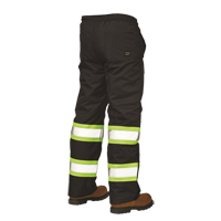 Lined Pull-On Safety Pant, Polyester, Large, Black Distribution Élite MP
