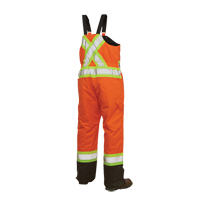 Lined Safety Overalls, Polyester/Polyurethane, Large, High Visibility Orange Distribution Élite MP