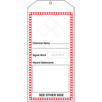Tr&egrave;s grandes &eacute;tiquettes SGH, Papier cartonn&eacute;, 3-7/8" la x 8-1/2" h, Anglais Distribution Élite MP