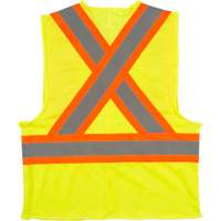 Veste de s&eacute;curit&eacute; pour la circulation, Jaune lime haute visibilit&eacute;, 2T-Grand, Polyester Distribution Élite MP