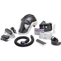Ensemble APR &agrave; &eacute;puration d'air motoris&eacute; pour industrie lourde Versaflo, Capuchon & visi&egrave;re, Pile Lithium-ion Distribution Élite MP