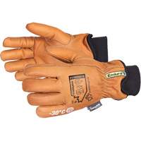 Gants de conducteur de luxe pour l'hiver Endura, T-petit, Paume en Cuir fleur de ch&egrave;vre, Thinsulate Distribution Élite MP