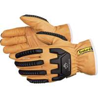 Gants de conducteur antichocs Endura, T-petit, Paume en Cuir fleur de ch&egrave;vre, Thinsulate Distribution Élite MP