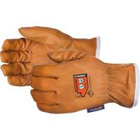 Gants de conducteur tr&egrave;s r&eacute;sistants aux coupures Endura, Petit, Paume en Cuir fleur de ch&egrave;vre, Para-aramide/Acier Distribution Élite MP