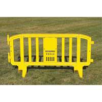 Barricade Movit, Emboîtables, 78" lo x 39" h, Jaune Distribution Élite MP