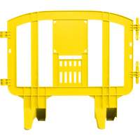 Barricade Minit, Emboîtables, 49" lo x 39" h, Jaune Distribution Élite MP