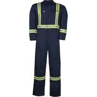 Combinaison non doubl&eacute;e Westex UltraSoft, Taille Grand (grande taille), Bleu marine, 12,4 cal/cm2 Distribution Élite MP