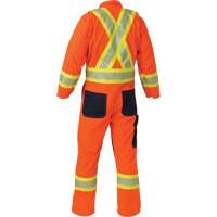 Combinaison ind&eacute;chirable, Petit, Orange haute visibilit&eacute; Distribution Élite MP
