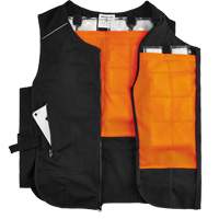 Chill-Its&reg; 6260 Lightweight Phase Change Cooling Vest with Packs, Small/Medium, Black Distribution Élite MP