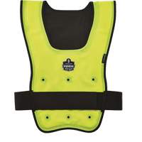 Chill-Its&reg; 6687 Economy Dry Evaporative Cooling Vest, Small/Medium, High Visibility Lime-Yellow Distribution Élite MP