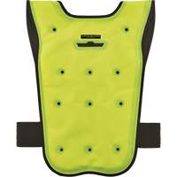 Chill-Its&reg; 6687 Economy Dry Evaporative Cooling Vest, Small/Medium, High Visibility Lime-Yellow Distribution Élite MP