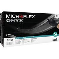Onyx&reg; Gloves, Small, Nitrile, 3.5-mil, Powder-Free, Black Distribution Élite MP