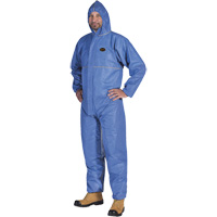 2075 Flame-Resistant SMS Disposable Coveralls, Size Small, Blue Distribution Élite MP