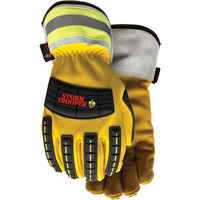 Gants 5782CR Storm Trooper, Petit, Paume en Cuir de vache, Poignet &eacute;lastique Distribution Élite MP
