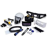 Trousse d'ensemble respirateur d'&eacute;puration d'air propuls&eacute; pour peintre Versaflo, Capuchon & visi&egrave;re, Pile Lithium-ion Distribution Élite MP