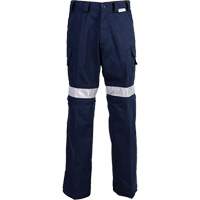 High Visibility Pants, Poly-Cotton, 32, Navy Blue Distribution Élite MP