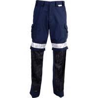 High Visibility Pants, Poly-Cotton, 32, Navy Blue Distribution Élite MP