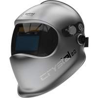 Crystal 2.0 Auto Darkening Welding Helmet, 3.94" L x 1.97" W View Area, 2/4 - 12 Shade Range, Silver Distribution Élite MP