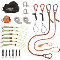 Squids&reg; 3186 Iron/Steel Worker's Tool Tethering Kit Distribution Élite MP