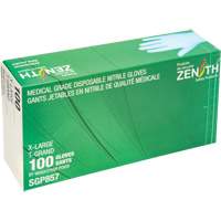 Gants jetables de calibre m&eacute;dical r&eacute;sistants &agrave; la perforation, T-Grand, Nitrile, 3,5 mils, Sans poudre, Bleu, Classe 2 Distribution Élite MP