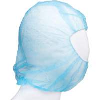 Cagoule jetable, Polypropyl&egrave;ne, Bleu Distribution Élite MP