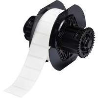 B33 Polyamide Coated Cloth Labels, Nylon, 1.5" L x 0.75" H, White Distribution Élite MP