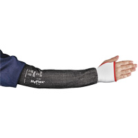 HyFlex&reg; 11-281 Series Wide Cut Resistant Sleeve with Thumbhole, Intercept, 22", ASTM ANSI Level A4, Grey Distribution Élite MP