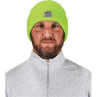 N-Ferno&reg; Rib Knit Beanie Hat, One Size, High-Visibility Lime Green Distribution Élite MP
