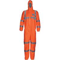 Combinaison haute visibilit&eacute; avec capuchon, Petit, Orange, Tyvek 500 Distribution Élite MP