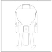 Adaptateur de casque de s&eacute;curit&eacute; pour serre-t&ecirc;tes VeriShield de Howard Leight Distribution Élite MP