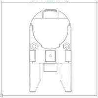 Adaptateur de casque de s&eacute;curit&eacute; pour serre-t&ecirc;tes VeriShield de Howard Leight Distribution Élite MP
