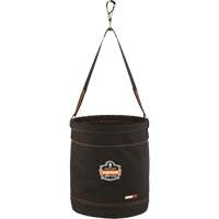 Arsenal&reg; 5970 Swiveling Hook Hoist Bucket, Nylon, 12.5" Dia. x 15" H, 100 lbs. Load Rating Distribution Élite MP